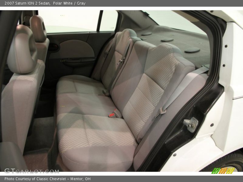 Polar White / Gray 2007 Saturn ION 2 Sedan
