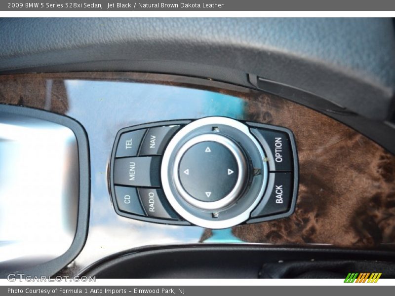 Jet Black / Natural Brown Dakota Leather 2009 BMW 5 Series 528xi Sedan