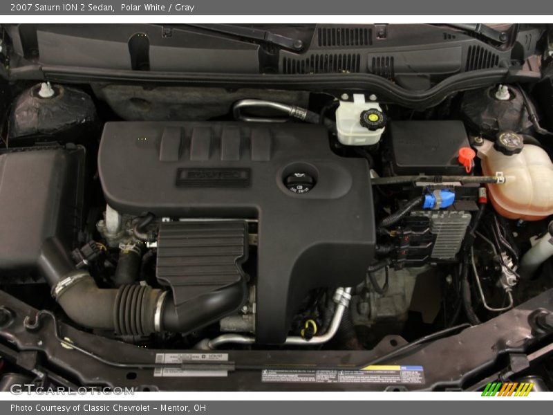 Polar White / Gray 2007 Saturn ION 2 Sedan