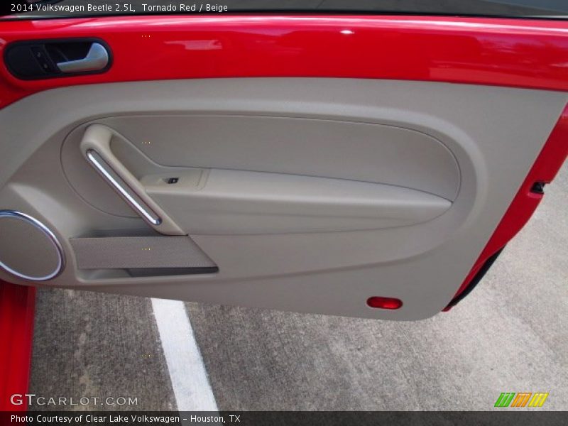 Tornado Red / Beige 2014 Volkswagen Beetle 2.5L