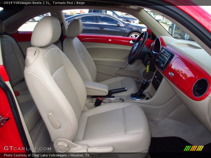 Tornado Red / Beige 2014 Volkswagen Beetle 2.5L