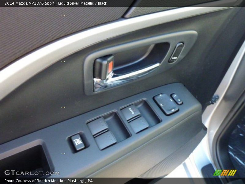 Liquid Silver Metallic / Black 2014 Mazda MAZDA5 Sport
