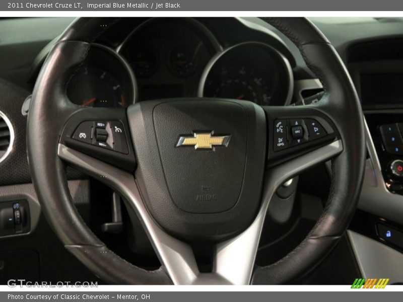 Imperial Blue Metallic / Jet Black 2011 Chevrolet Cruze LT