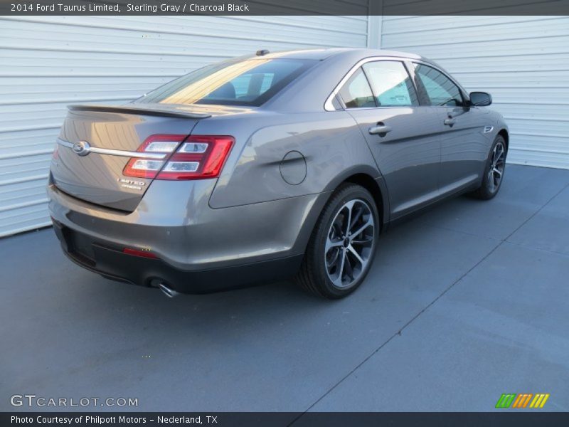 Sterling Gray / Charcoal Black 2014 Ford Taurus Limited