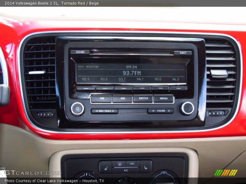 Tornado Red / Beige 2014 Volkswagen Beetle 2.5L