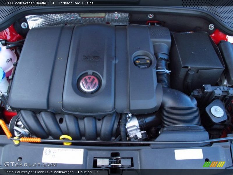 Tornado Red / Beige 2014 Volkswagen Beetle 2.5L
