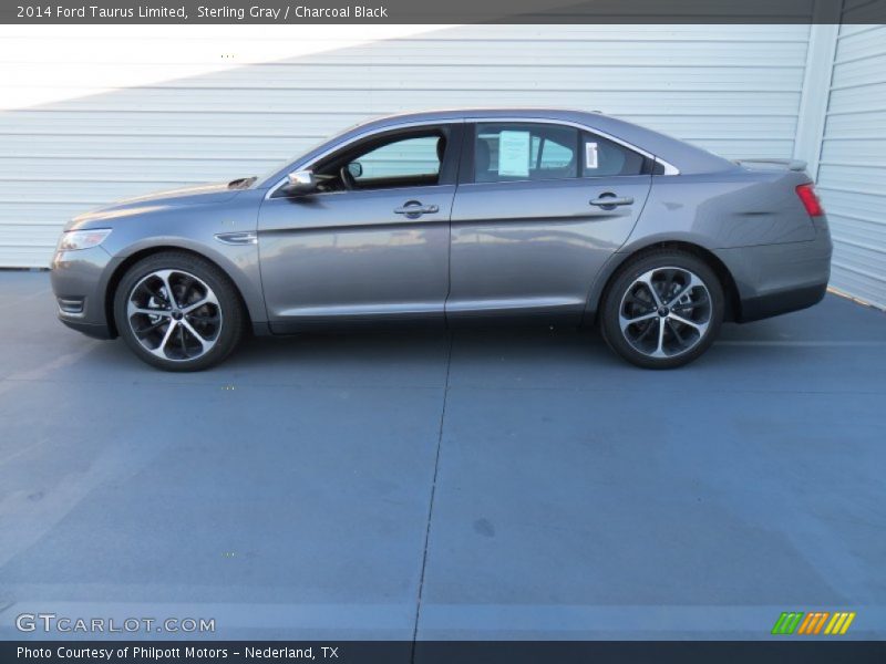 Sterling Gray / Charcoal Black 2014 Ford Taurus Limited