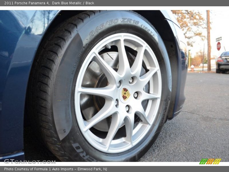 Dark Blue Metallic / Black 2011 Porsche Panamera 4