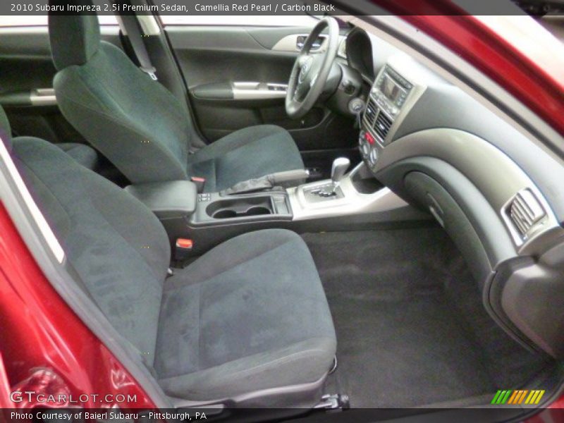 Camellia Red Pearl / Carbon Black 2010 Subaru Impreza 2.5i Premium Sedan