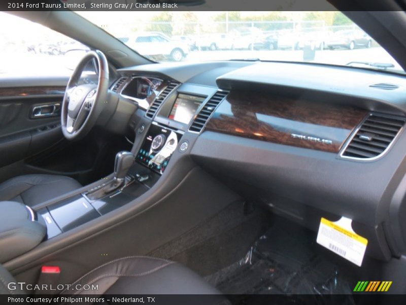 Sterling Gray / Charcoal Black 2014 Ford Taurus Limited