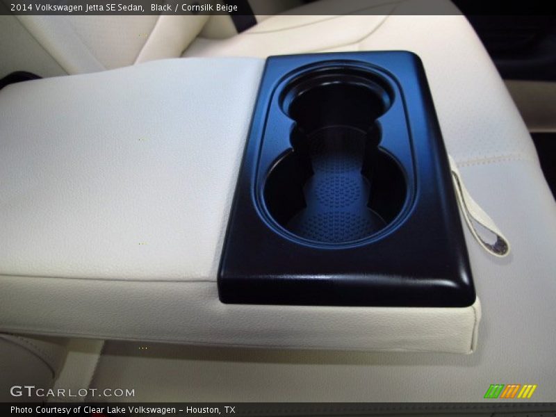 Black / Cornsilk Beige 2014 Volkswagen Jetta SE Sedan