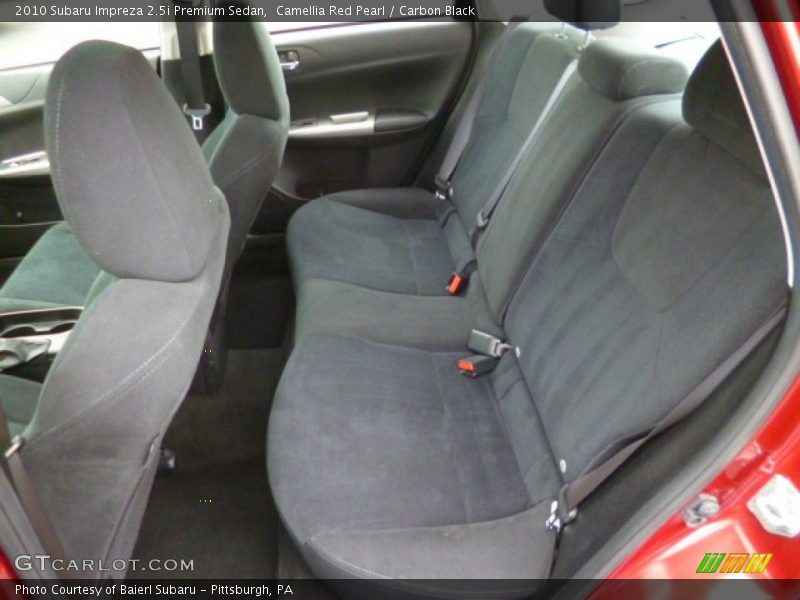 Camellia Red Pearl / Carbon Black 2010 Subaru Impreza 2.5i Premium Sedan