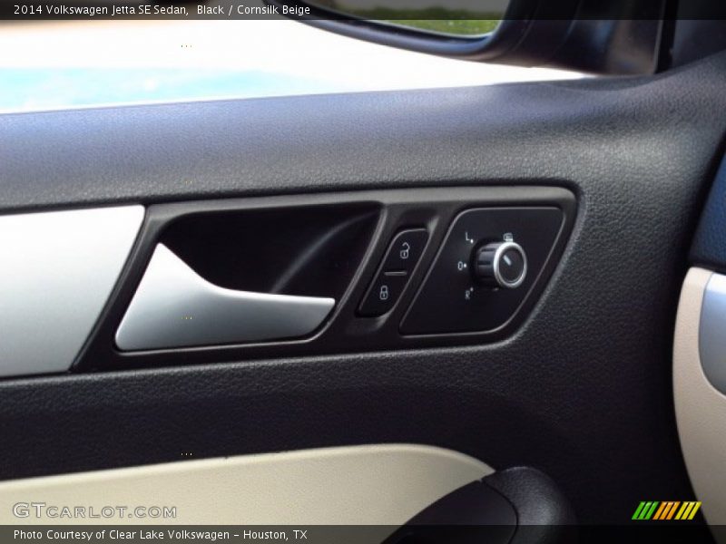 Black / Cornsilk Beige 2014 Volkswagen Jetta SE Sedan