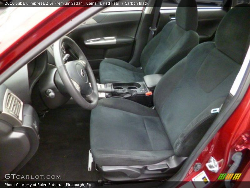 Camellia Red Pearl / Carbon Black 2010 Subaru Impreza 2.5i Premium Sedan