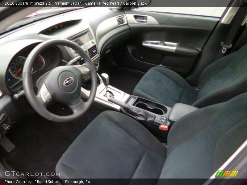 Camellia Red Pearl / Carbon Black 2010 Subaru Impreza 2.5i Premium Sedan