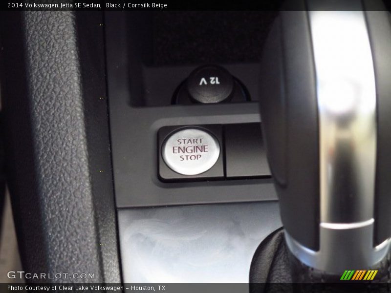 Black / Cornsilk Beige 2014 Volkswagen Jetta SE Sedan