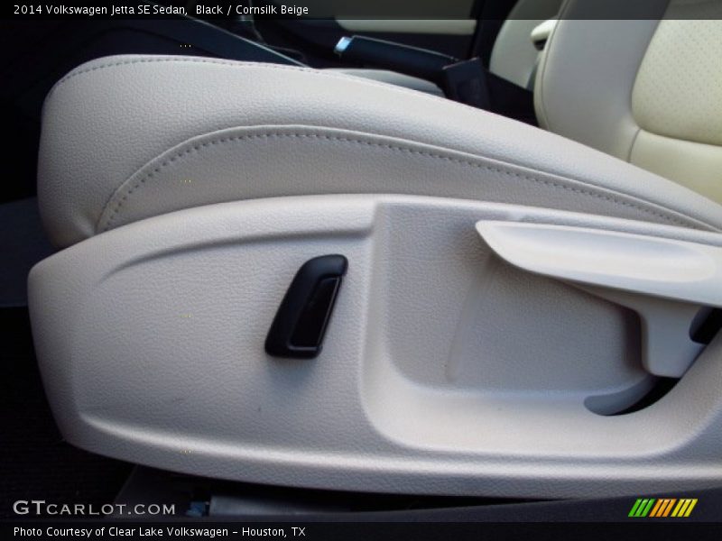 Black / Cornsilk Beige 2014 Volkswagen Jetta SE Sedan