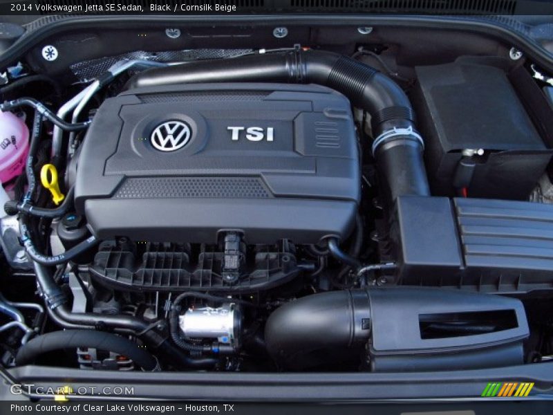 Black / Cornsilk Beige 2014 Volkswagen Jetta SE Sedan