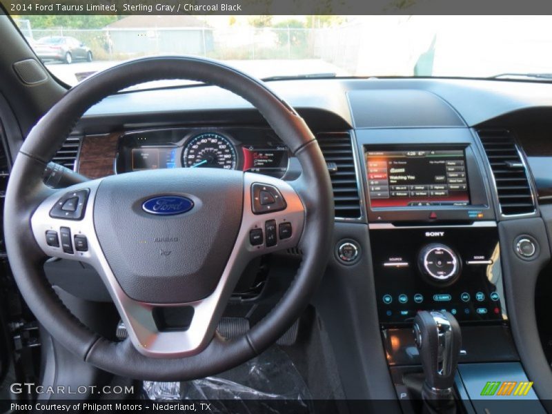 Sterling Gray / Charcoal Black 2014 Ford Taurus Limited