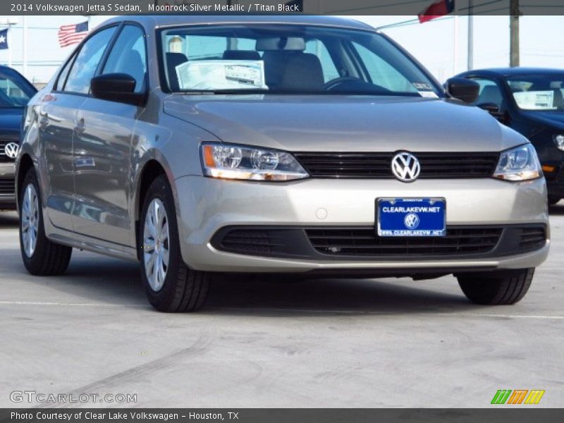 Moonrock Silver Metallic / Titan Black 2014 Volkswagen Jetta S Sedan