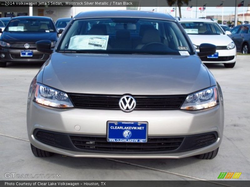 Moonrock Silver Metallic / Titan Black 2014 Volkswagen Jetta S Sedan