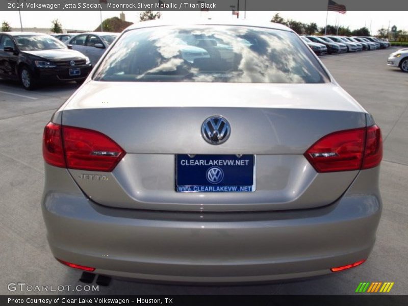 Moonrock Silver Metallic / Titan Black 2014 Volkswagen Jetta S Sedan