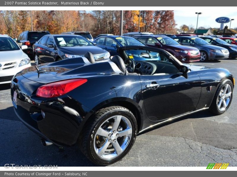 Mysterious Black / Ebony 2007 Pontiac Solstice Roadster