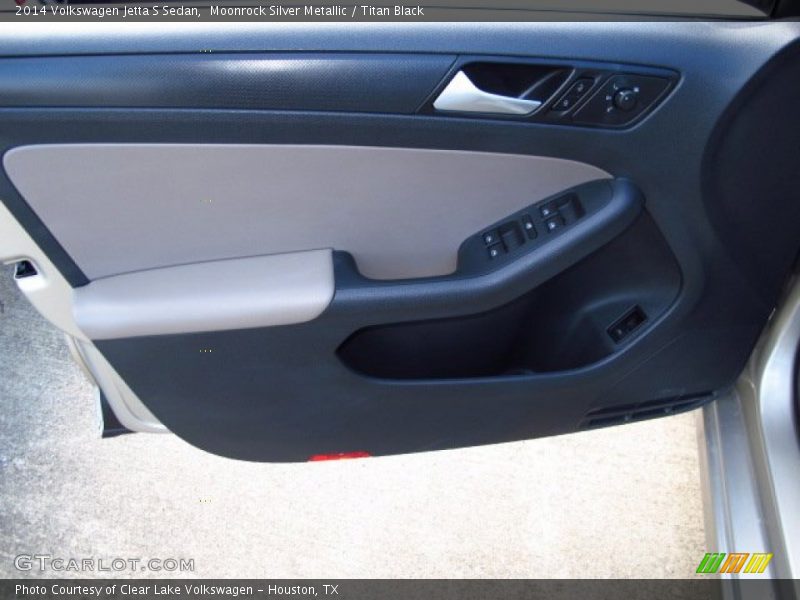 Moonrock Silver Metallic / Titan Black 2014 Volkswagen Jetta S Sedan