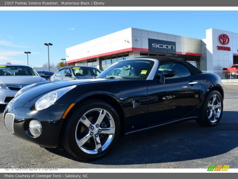 Mysterious Black / Ebony 2007 Pontiac Solstice Roadster