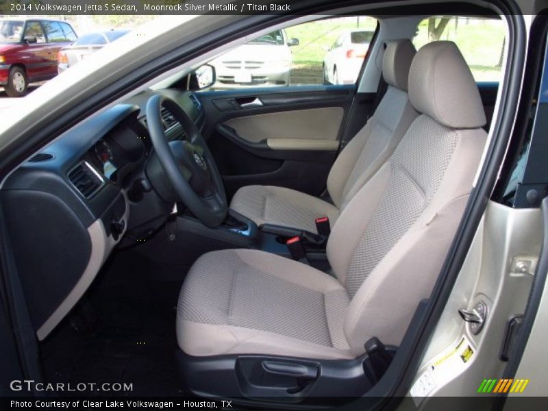 Moonrock Silver Metallic / Titan Black 2014 Volkswagen Jetta S Sedan
