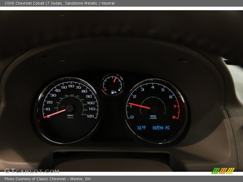 Sandstone Metallic / Neutral 2006 Chevrolet Cobalt LT Sedan