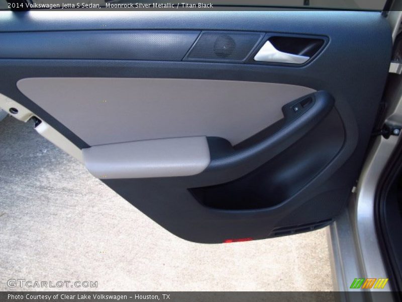 Moonrock Silver Metallic / Titan Black 2014 Volkswagen Jetta S Sedan