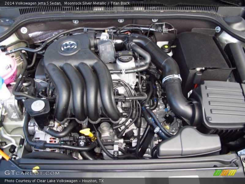 Moonrock Silver Metallic / Titan Black 2014 Volkswagen Jetta S Sedan
