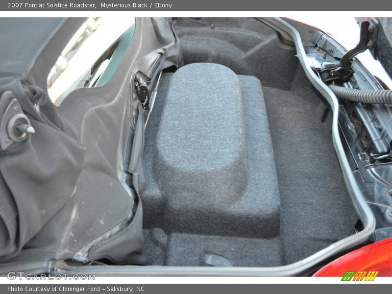 Mysterious Black / Ebony 2007 Pontiac Solstice Roadster