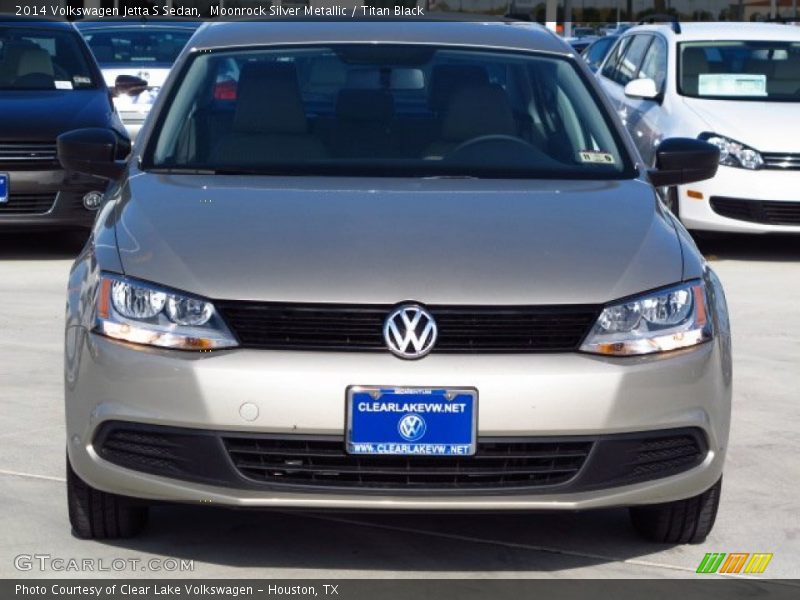 Moonrock Silver Metallic / Titan Black 2014 Volkswagen Jetta S Sedan