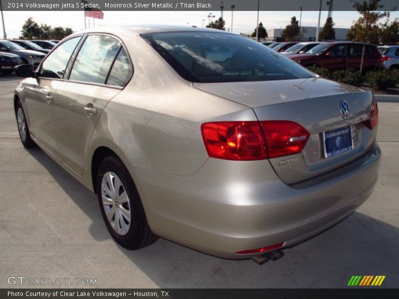 Moonrock Silver Metallic / Titan Black 2014 Volkswagen Jetta S Sedan