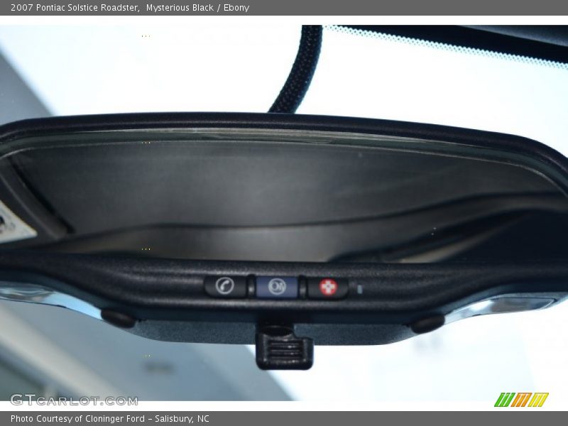 Mysterious Black / Ebony 2007 Pontiac Solstice Roadster