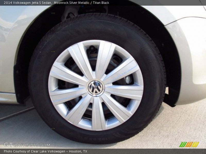 Moonrock Silver Metallic / Titan Black 2014 Volkswagen Jetta S Sedan