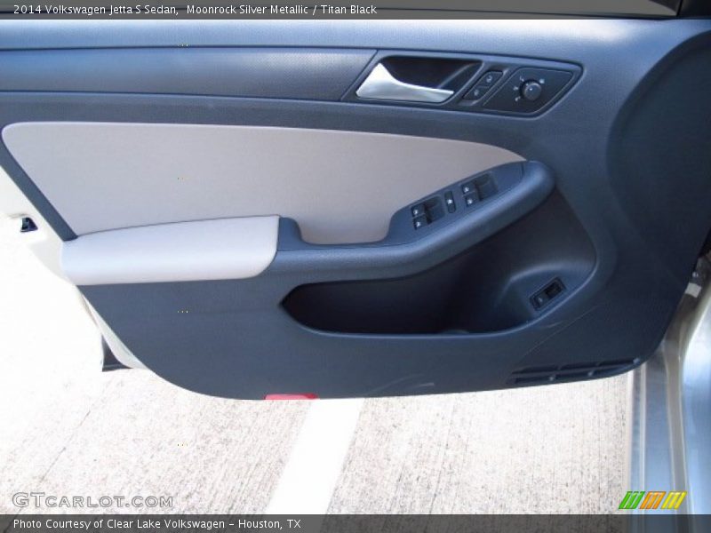 Moonrock Silver Metallic / Titan Black 2014 Volkswagen Jetta S Sedan