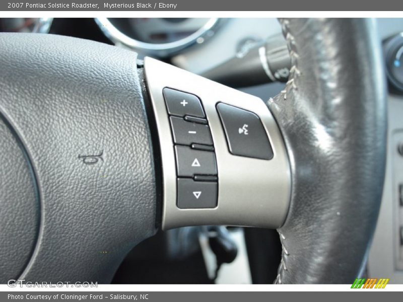 Mysterious Black / Ebony 2007 Pontiac Solstice Roadster