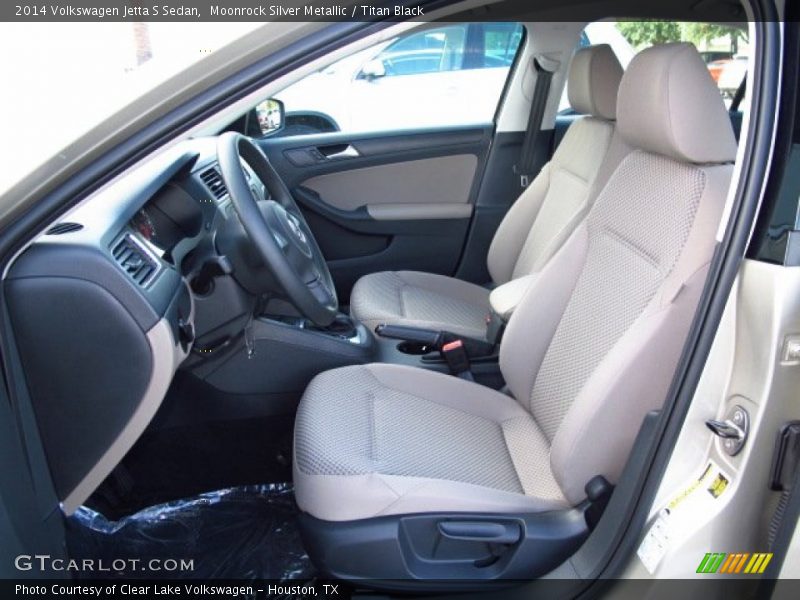 Moonrock Silver Metallic / Titan Black 2014 Volkswagen Jetta S Sedan