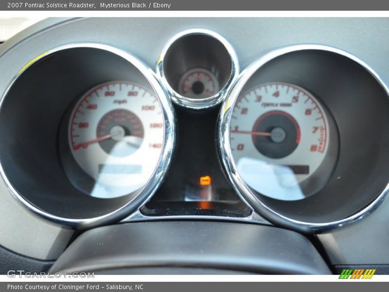 Mysterious Black / Ebony 2007 Pontiac Solstice Roadster