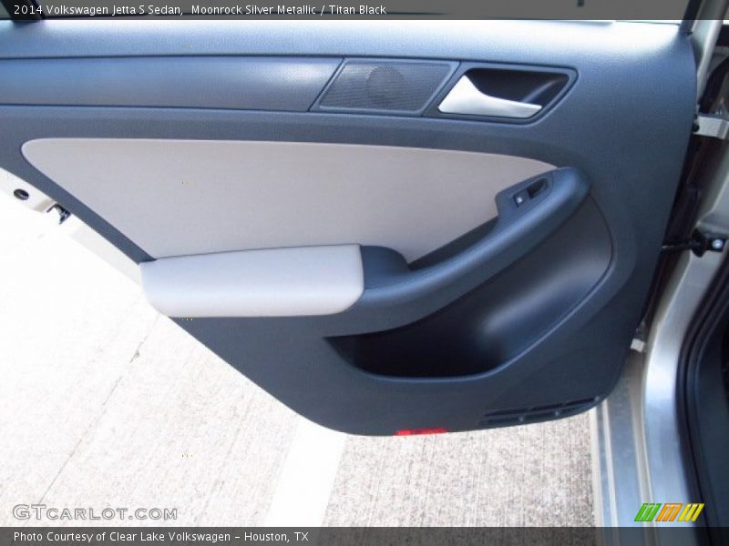 Moonrock Silver Metallic / Titan Black 2014 Volkswagen Jetta S Sedan