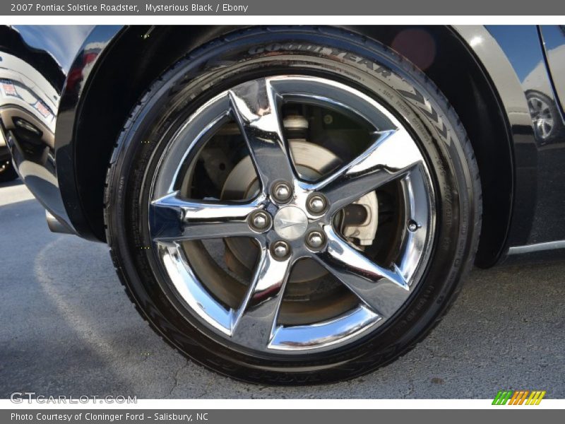 Mysterious Black / Ebony 2007 Pontiac Solstice Roadster