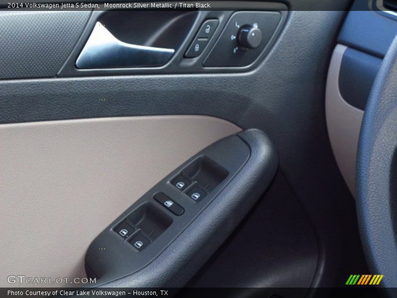 Moonrock Silver Metallic / Titan Black 2014 Volkswagen Jetta S Sedan