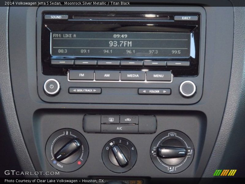 Moonrock Silver Metallic / Titan Black 2014 Volkswagen Jetta S Sedan