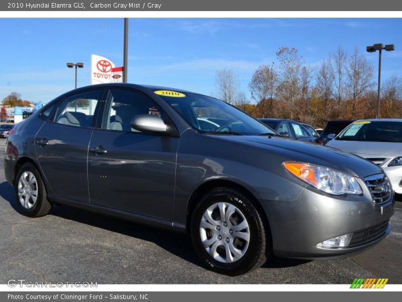 Carbon Gray Mist / Gray 2010 Hyundai Elantra GLS