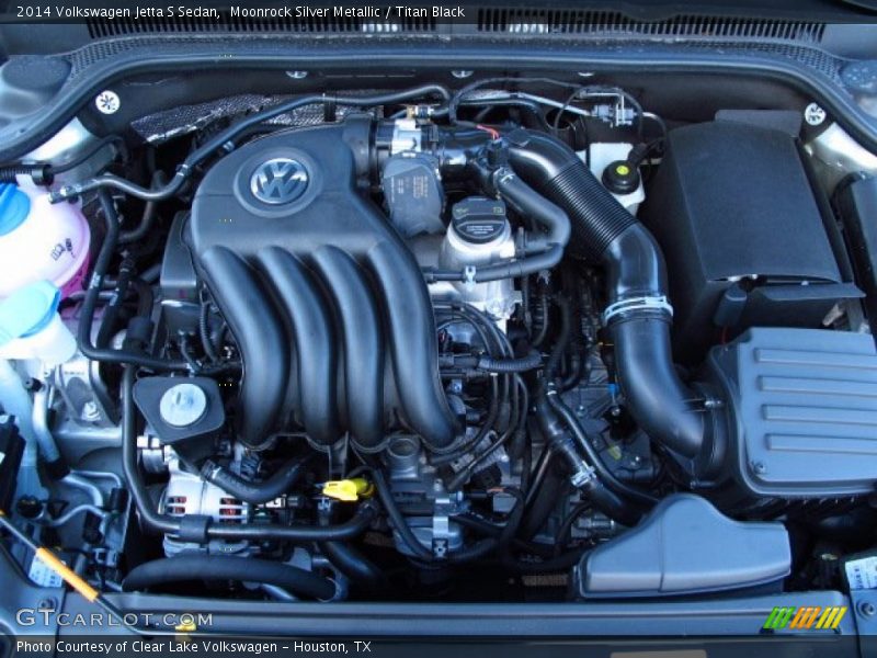 Moonrock Silver Metallic / Titan Black 2014 Volkswagen Jetta S Sedan