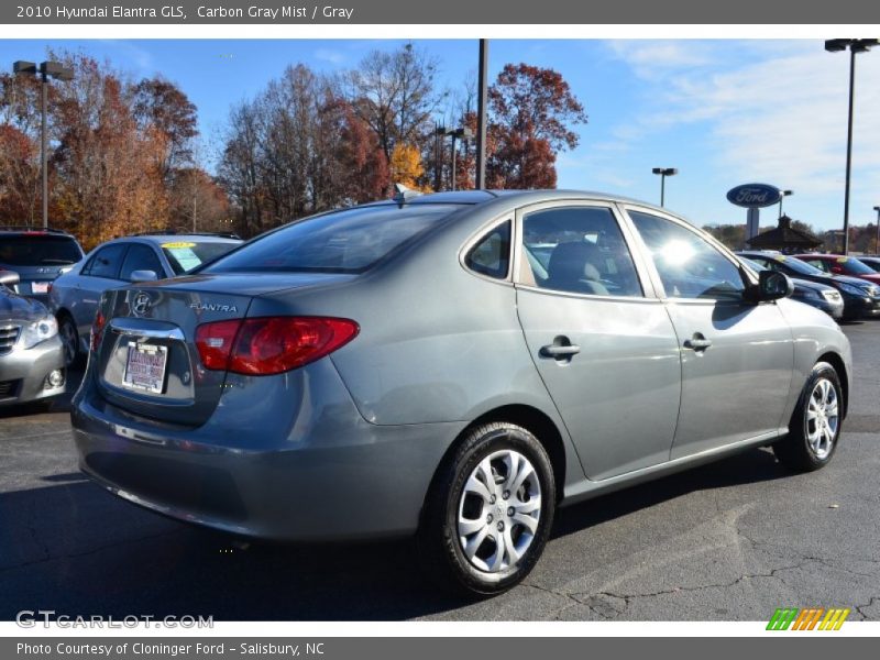 Carbon Gray Mist / Gray 2010 Hyundai Elantra GLS
