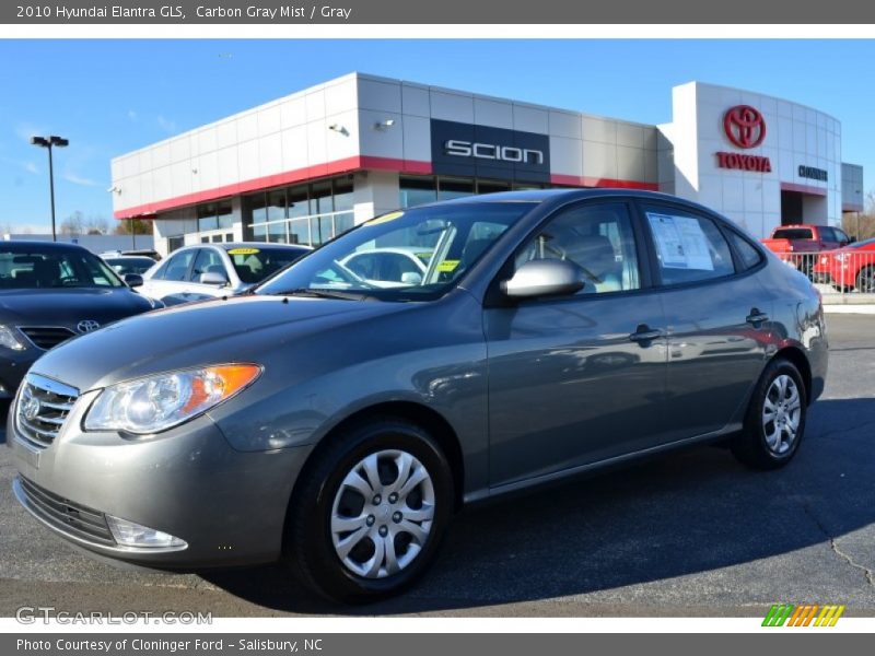 Carbon Gray Mist / Gray 2010 Hyundai Elantra GLS